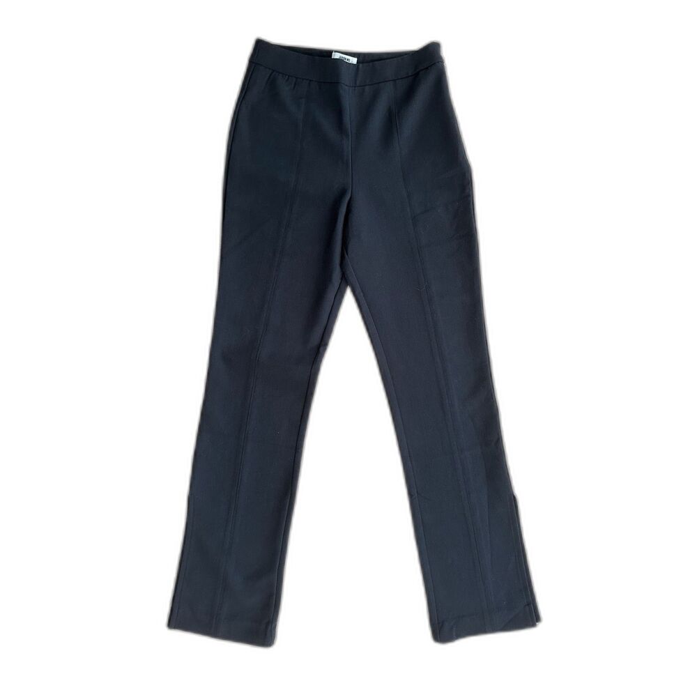 Jason Wu Classic Black Straight Leg Dress Pants Tailored Minimal Business Sz XS